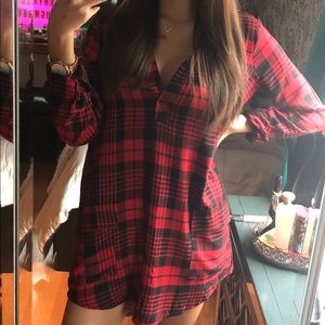 Flannel dress